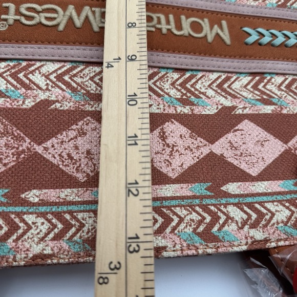 Montana West Boho Print Concealed Carry Tote Purse Embroidered MW01G-8119BR NWT - Picture 9 of 15